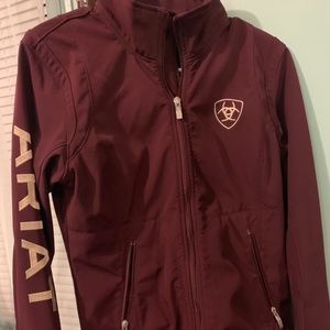 Ariat Womens Maroon Softshell Jacket 